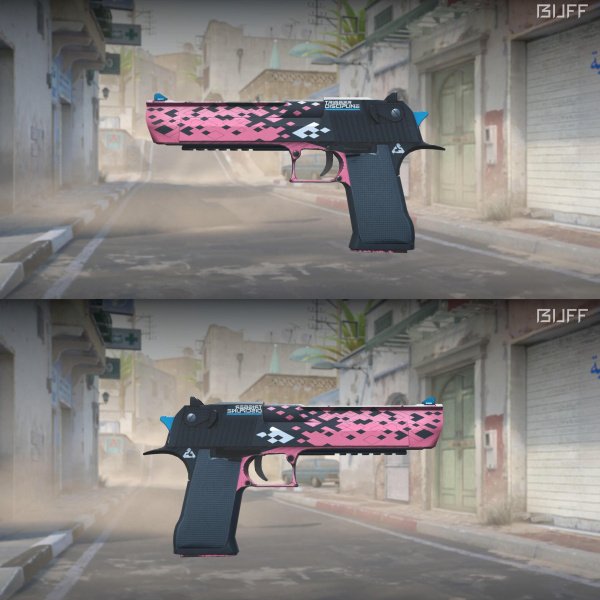 Desert Eagle | Disciplina no Gatilho - Pouco Usada + 20 Números na AK-47